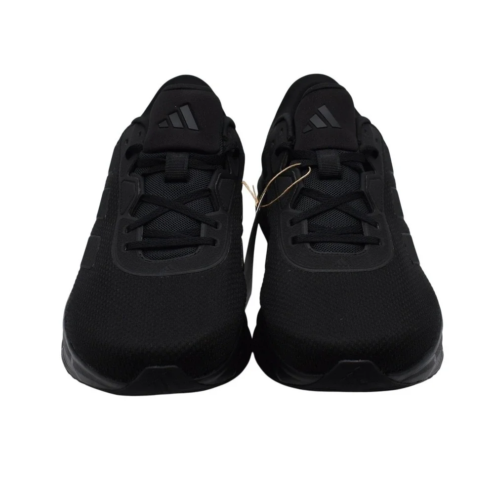 Adidas Galaxy 7 Running Shoes Men's Size 12.5 Triple Black Cloudfoam NWT ID8757
